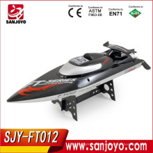 FT012 2.4G 4CH 45 KM / H Súper Alta Velocidad Brushless RC Modelo de Nave con Sistema de Enfriamiento de Agua RC Barco